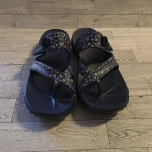 Skechers‎ Women Sandals Floral Criss Cross Straps Slip On Comfort Foam Size 10